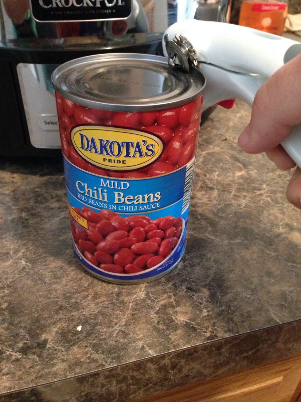 Open your canned beans