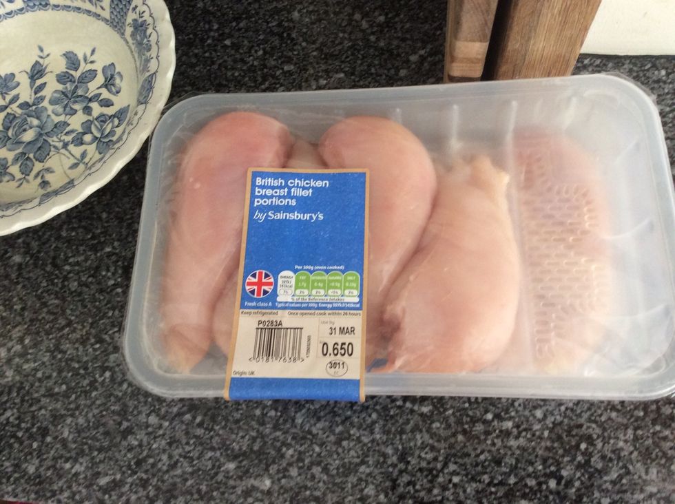 Open your chicken  breasts