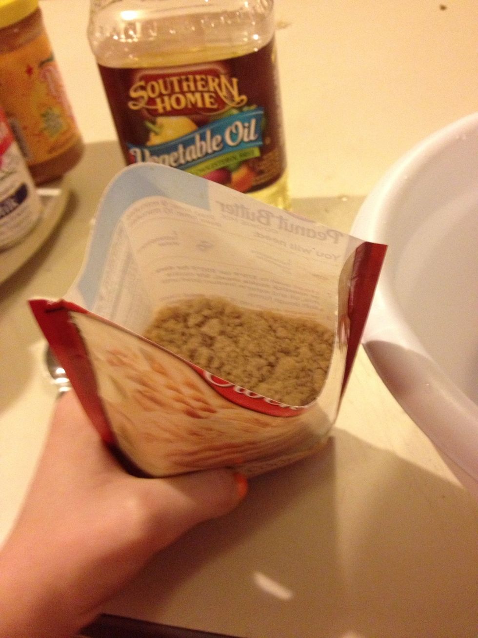 Open your cookie mix.