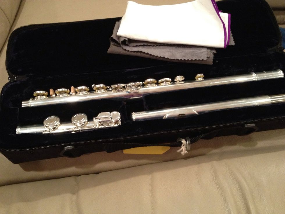 Open your flute case...