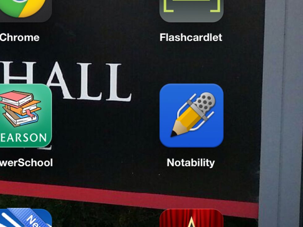 Open your Notability app.