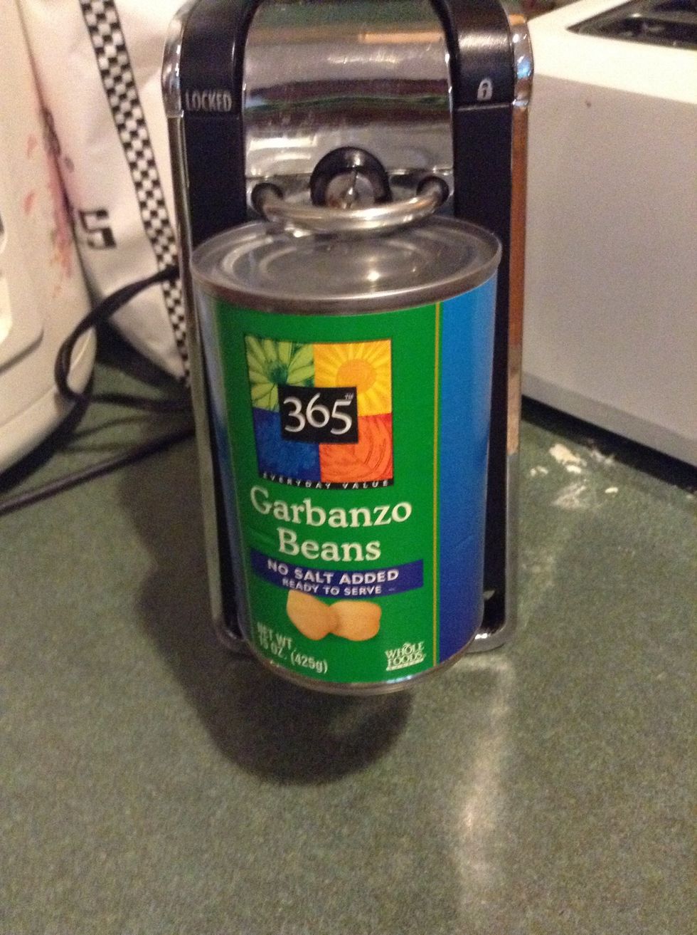 Open your peas with a can opener.