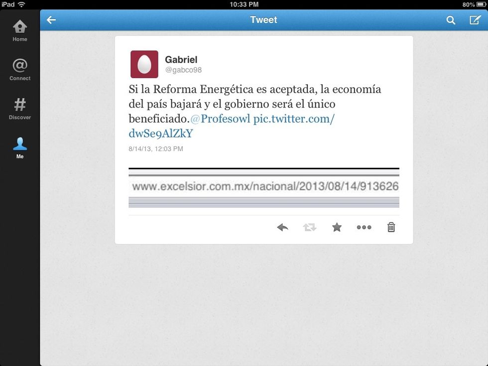 Opini\u00f3n en twitter.