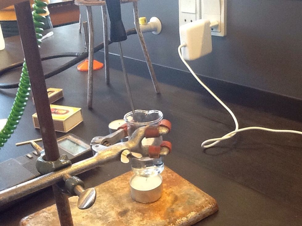 Opstil den viste fors\u00f8gsopstilling