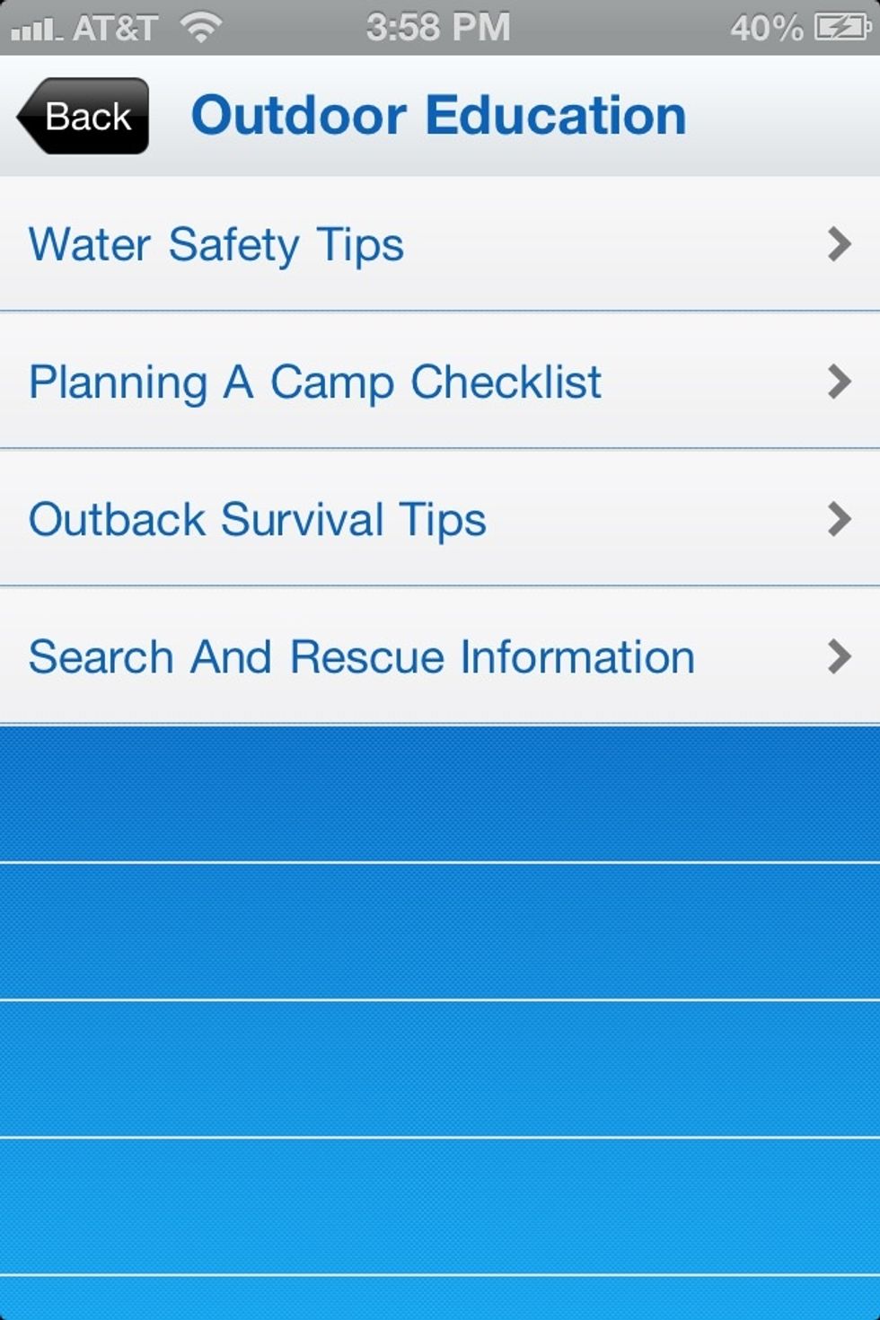 Option 3: this section allows you to explore alternative forms of physical education, primarily for outdoor education.