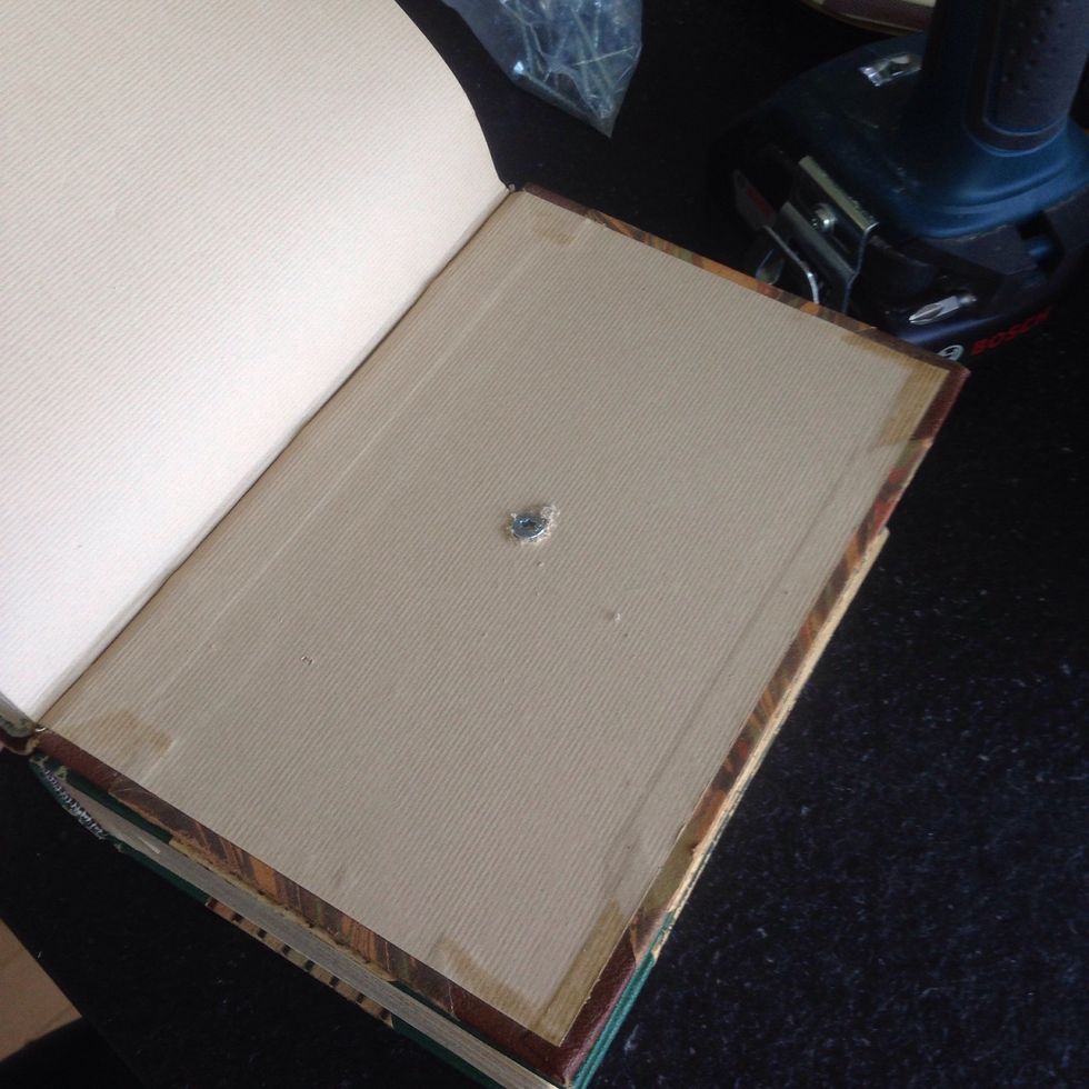 Optional: Add a screw or two, but make sure to leave plenty of room for the knives