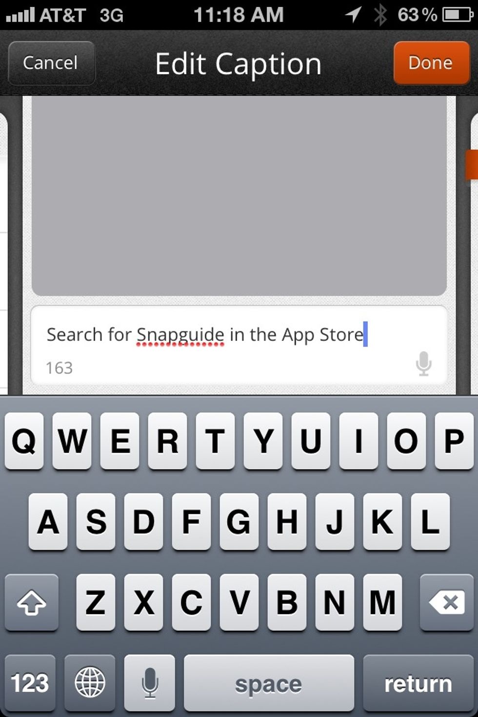Optional: add captions for each step. Use the cool voice-to-text feature if you're especially lazy.