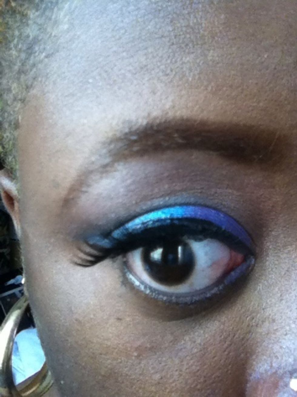 Optional: add fake lashes