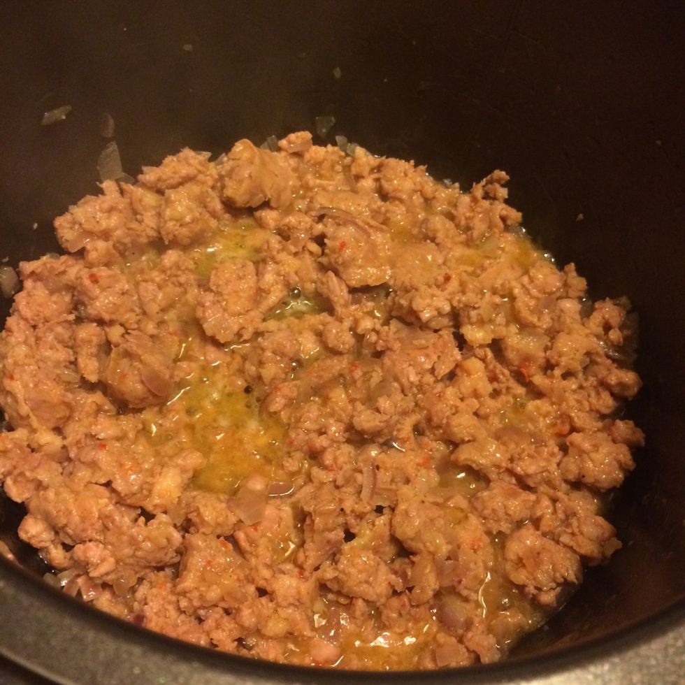 (Optional) Drain the oil, I keep it in for added flavor.
