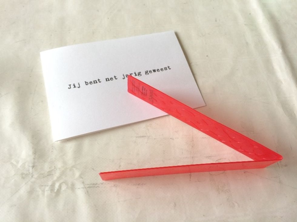 Optional: Emboss the sides of your card.