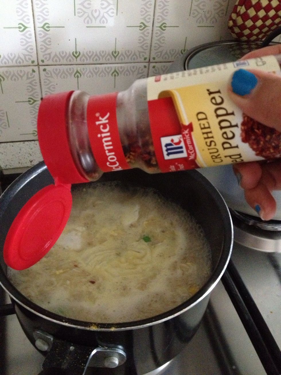 Optional (i added red pepper flakes! I love spicy)