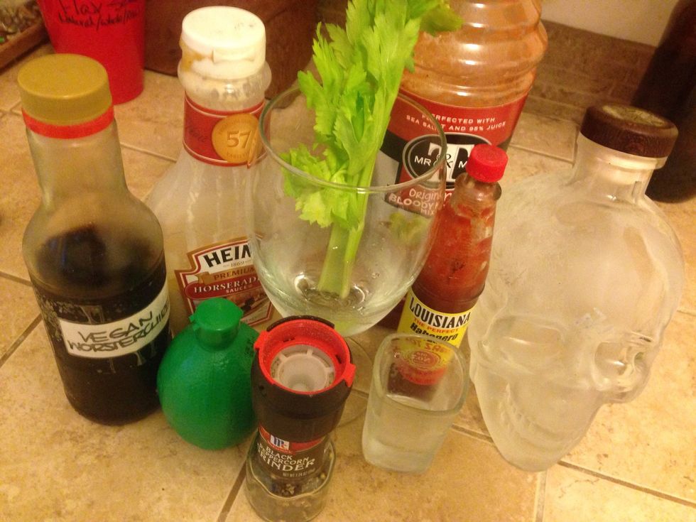 (Optional) Make a Bloody Mary while your filling thickens.