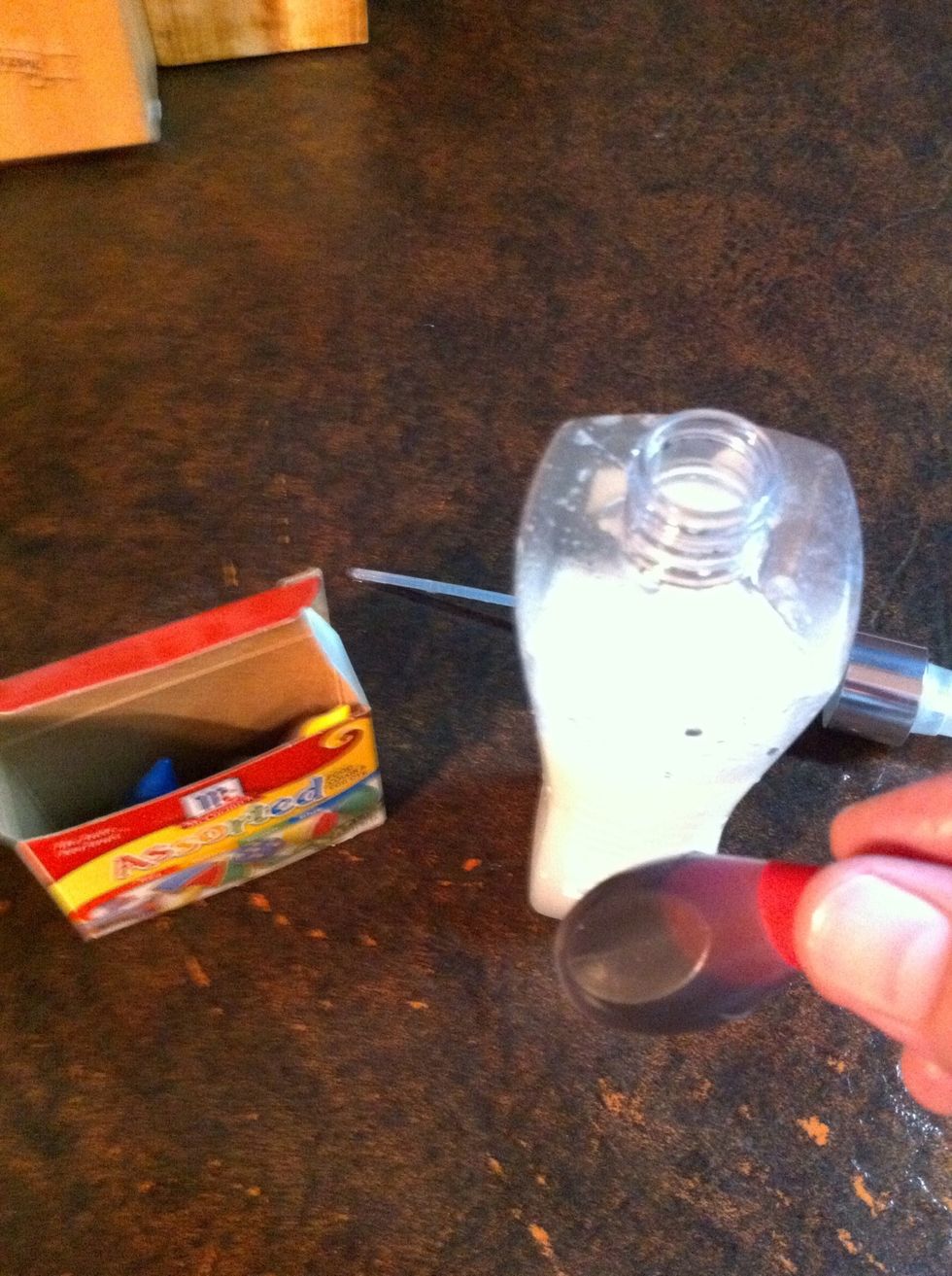 Optional: May add couple drops of food coloring.