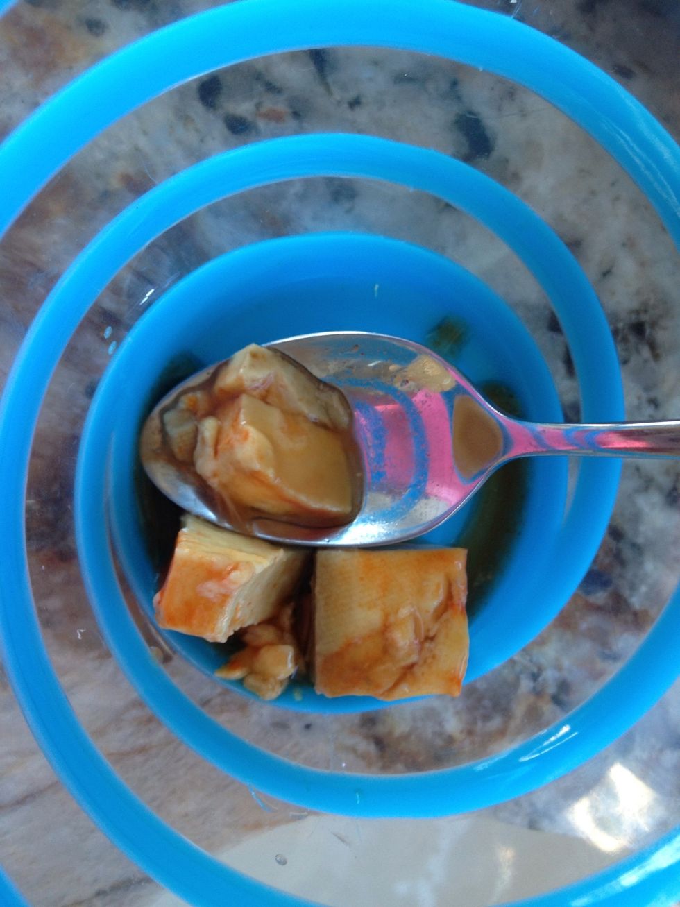 Optional, mix bean guard with ground pork. If you don't have this you can skip this replace with 5 spices powder.