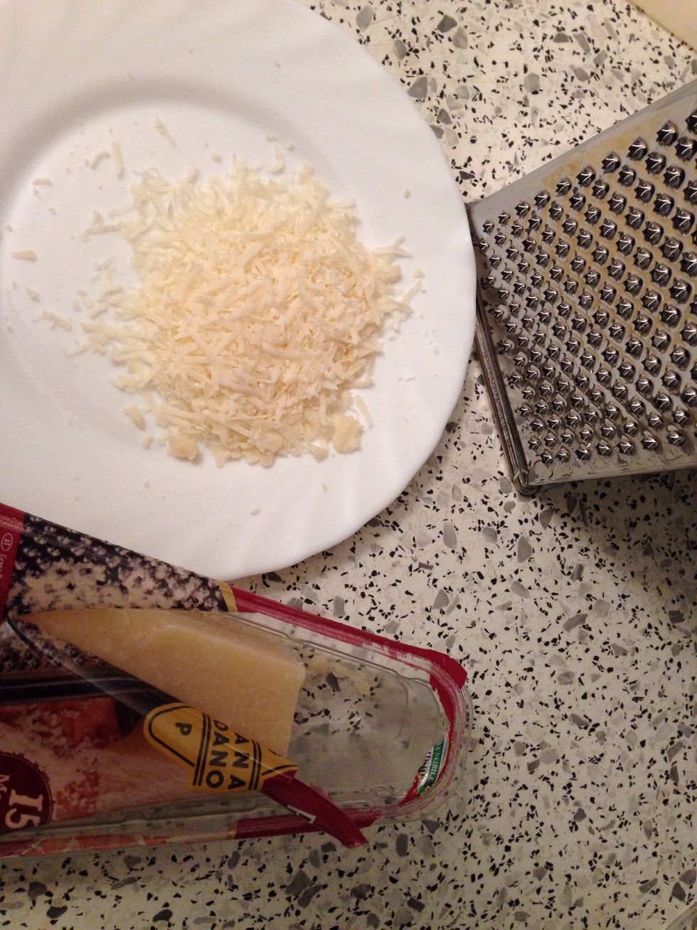 Optional: rasp the parmesan