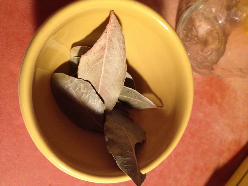 Optional spice: bay leaves