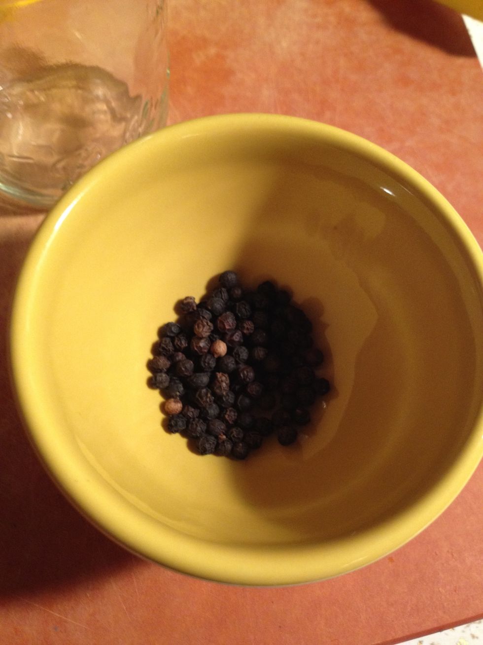 Optional spice: whole peppercorns