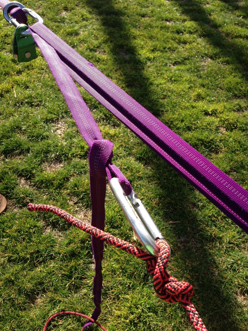 Optional stuff. If alone. Disconnect C5 from C3 and C4. Connect the 6mm rope to C5 as shown.