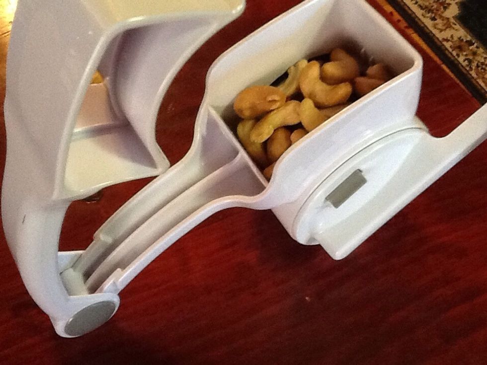 Optionally, at this point, you can grate a few raw cashews over the mixture. The cashews replace grated cheese. (please ditch dairy; it's unhealthy & unnecessary; we are not baby cows)