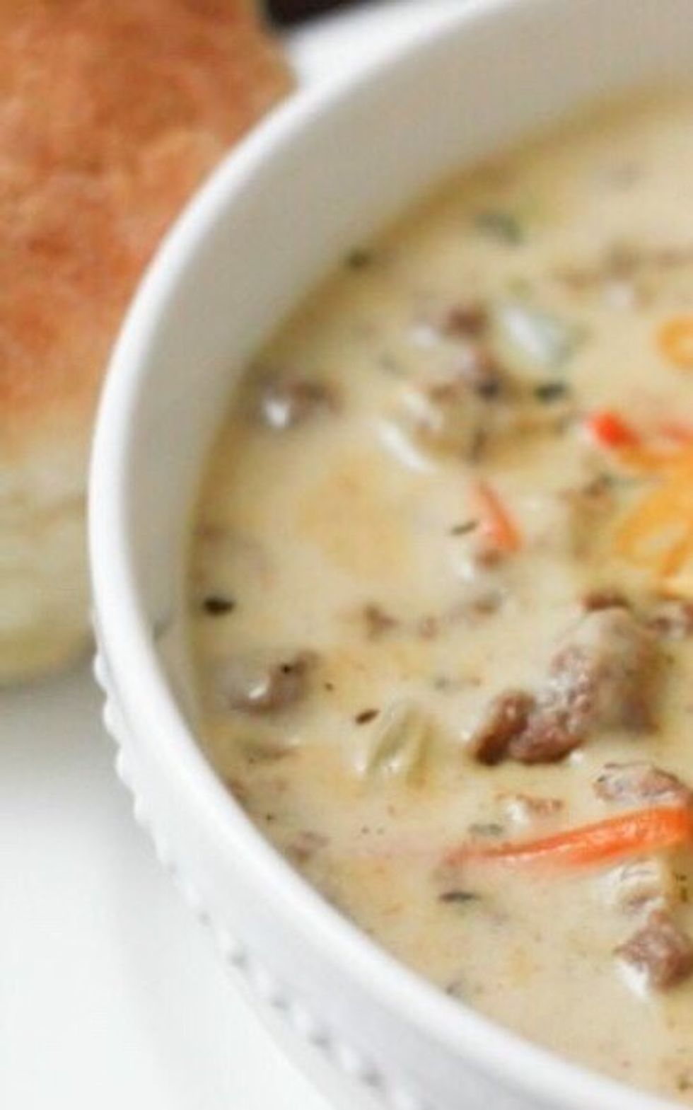 Or a heavy cream with beef tips.