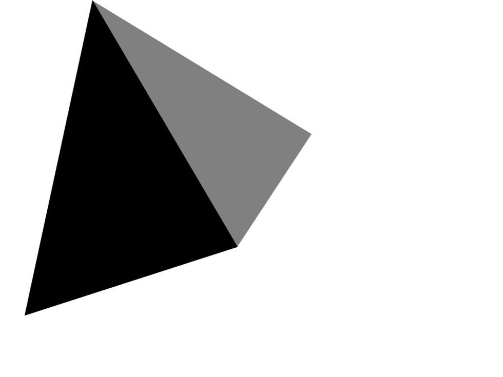Or a pyramid? hehe. Does this shed a little LIGHT on what I am trying to POINT out?