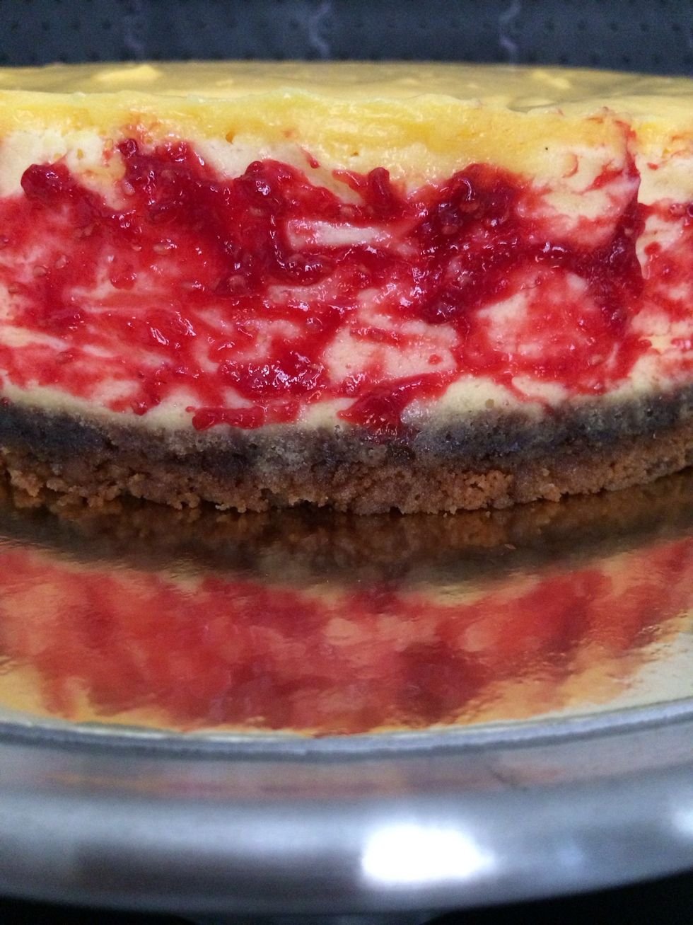 Or baste the sides with rasberry jam. It will make an interesting pattern with the crinkling surface. ... The print of the parchment paper in the baking