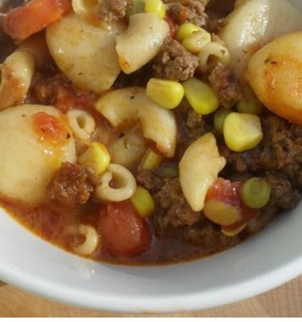 Or corn with elbow macaroni.