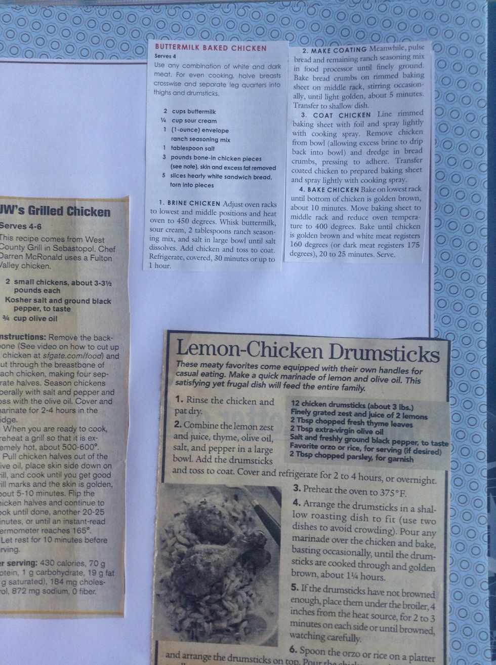 Or cut it to fit like I did with the recipe on the top right of this page.