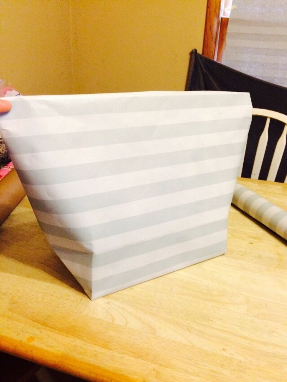 Or don't pinch in, just fold.
