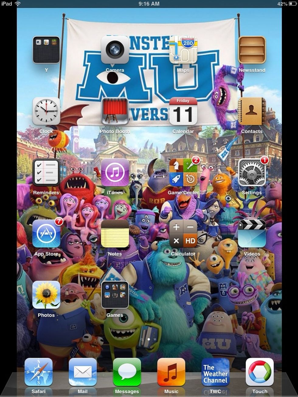 Or home screen