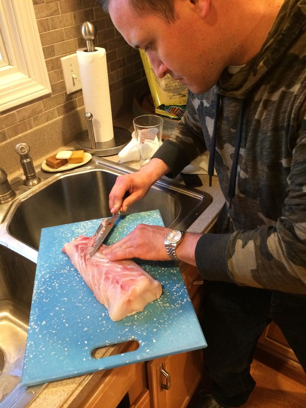 Or I talk my handsome hubby into doing the trimming!