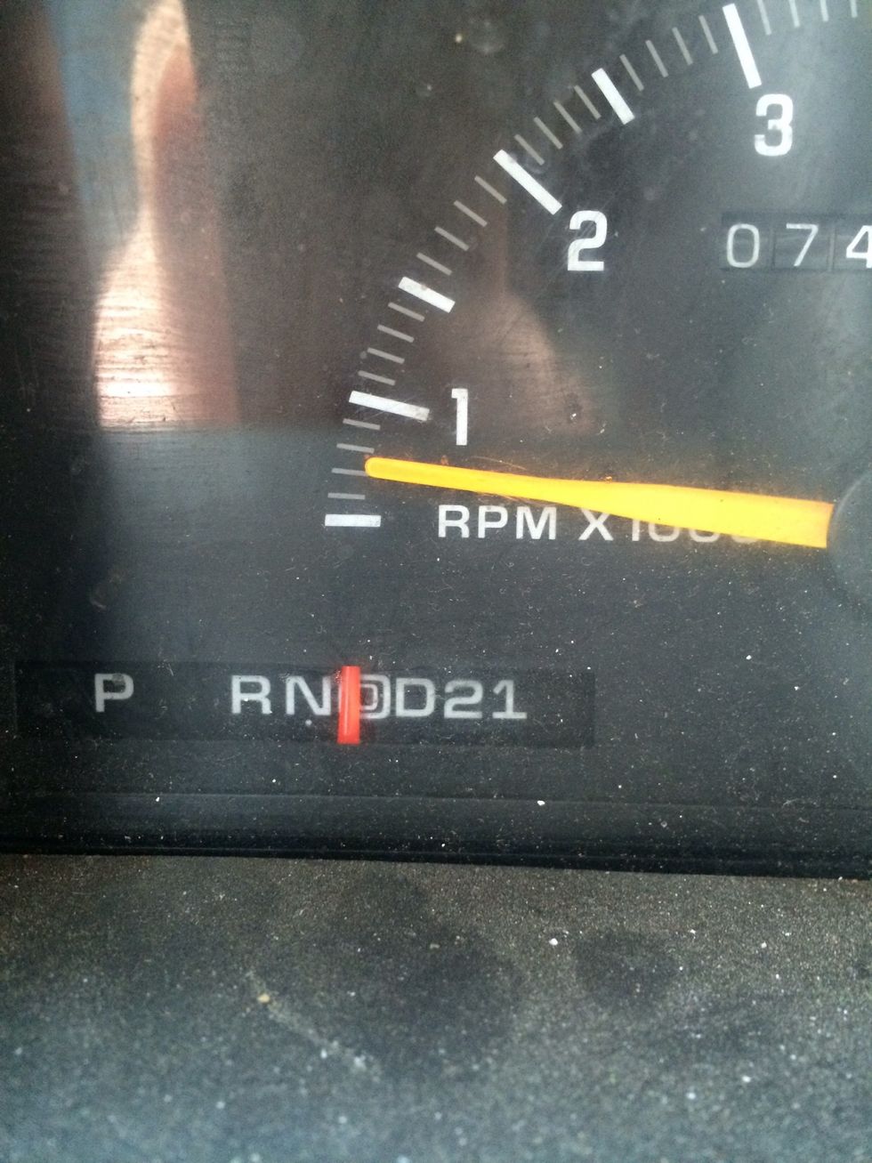 Or if able just shift it into drive/overdrive or wait until you back up plenty enough