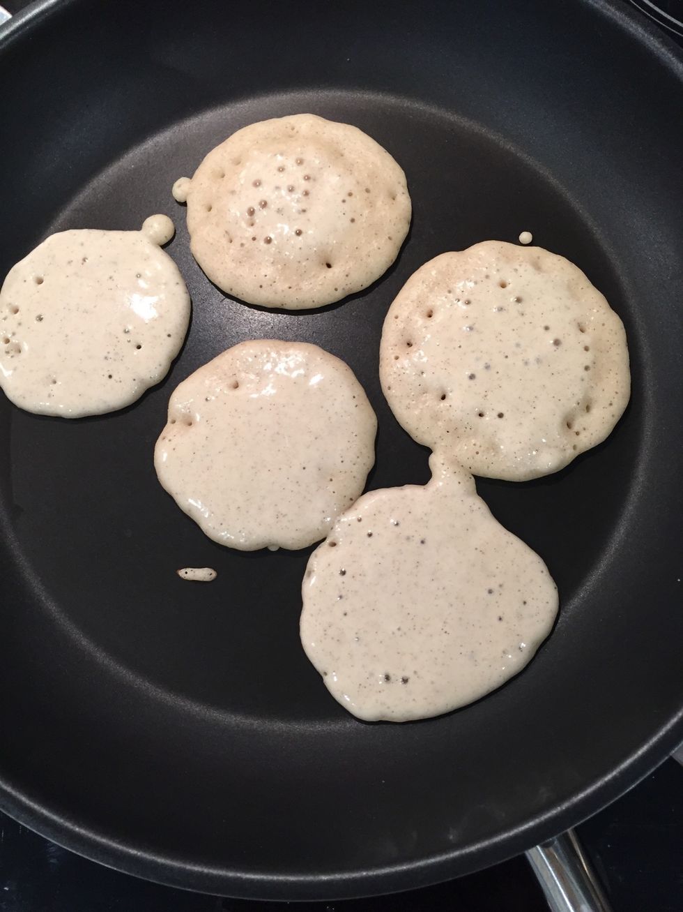 Or just in a pan. Freehand