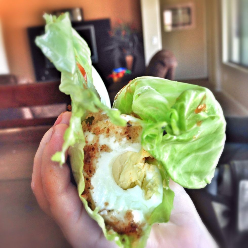 Or make a lettuce wrap! My kids prefer cabbage bc it maintains the cold & crunchy texture better.
