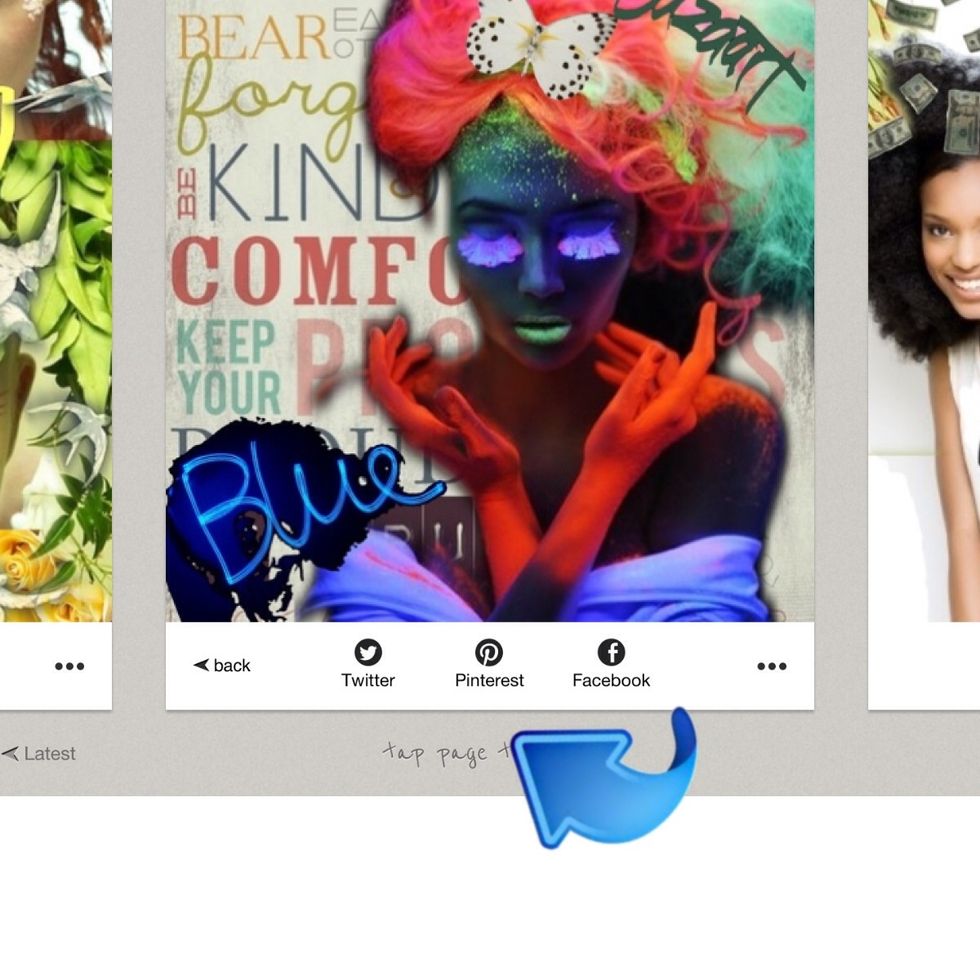 Or save any collage you like to your favorite social networking sites.