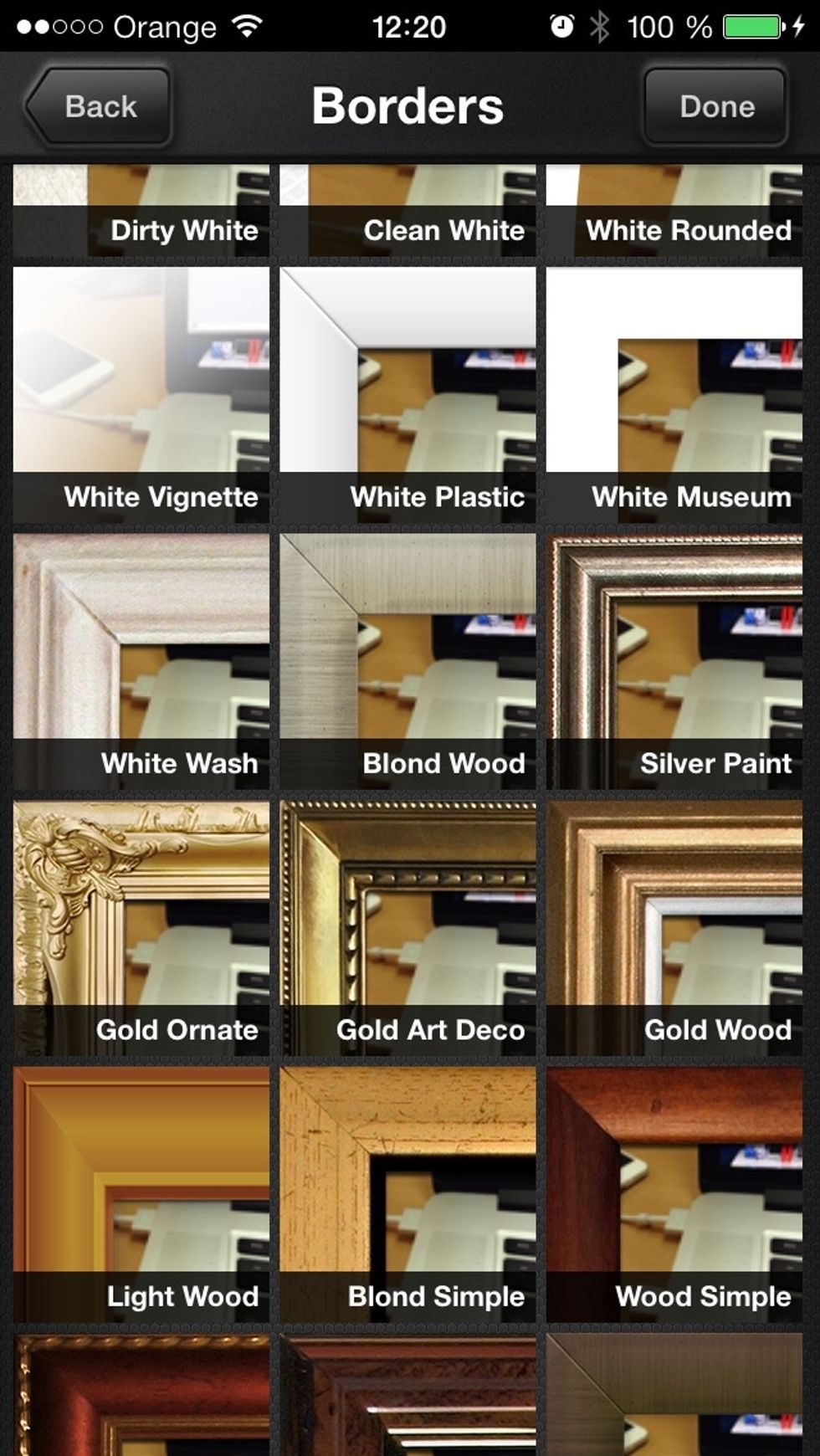 Or simply add a frame to your image.