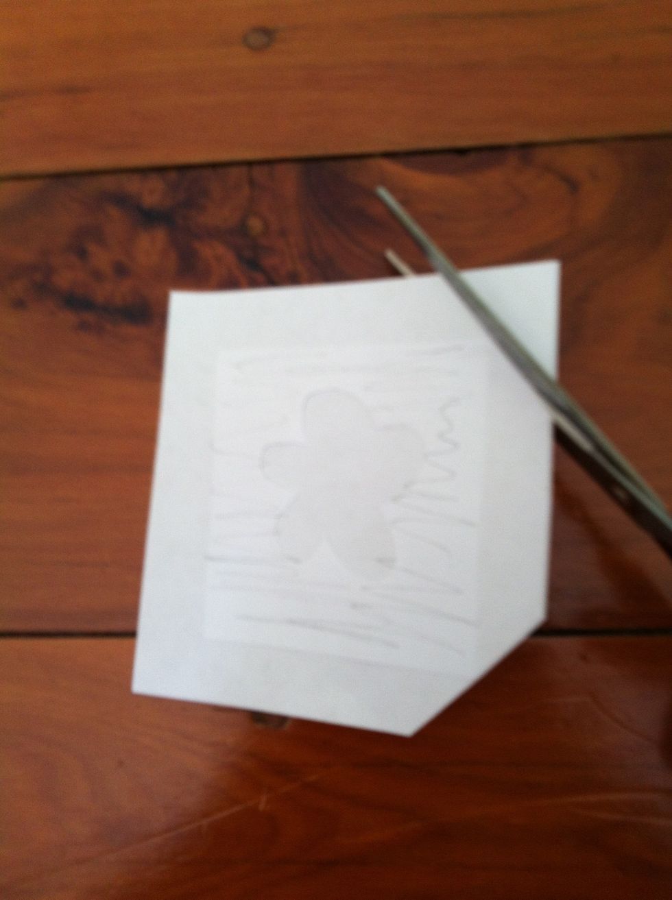 Or to make the frame, cut the corners off (pretend this it the proper picture :P)