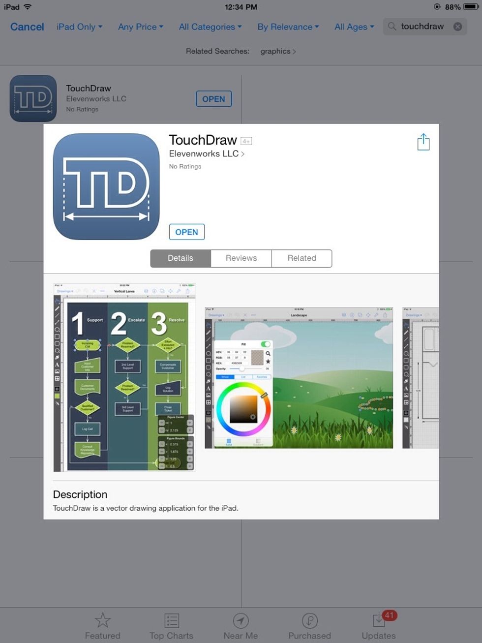 Or TouchDraw (by Eleveroworks). TouchDraw is $9.99, and my preferred app, but we all like free eh? So I will be using Inkpad for this guide.