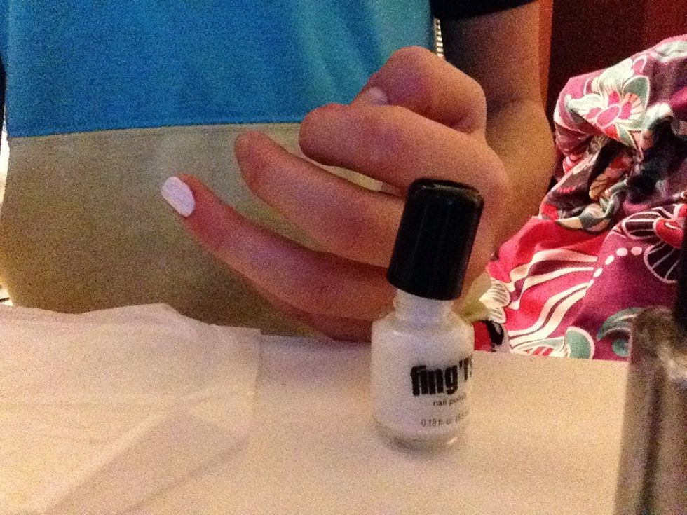 Or two with your white polish.
