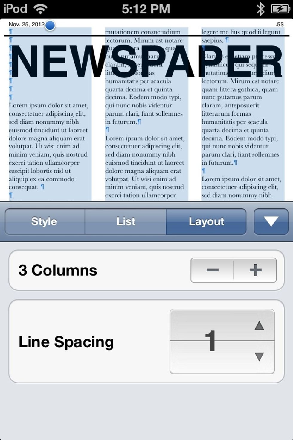 Or we can add three columns. (You can adjust the spacing as well.)