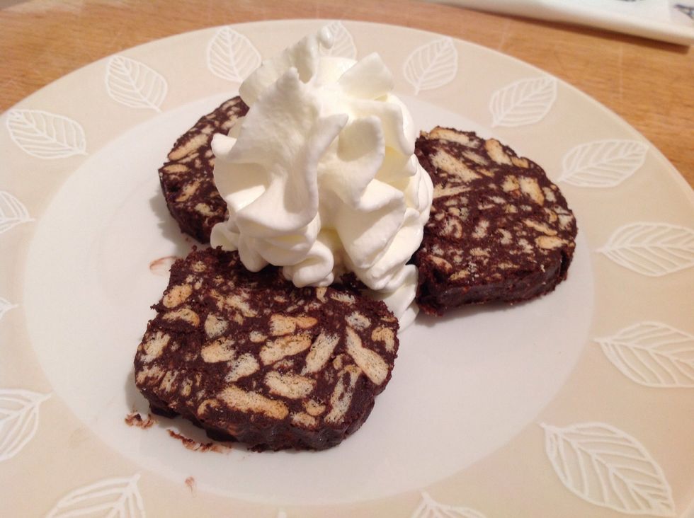 Or with fresh whipped cream! One slice leads to another! Buon appetito! Enjoy your meal!