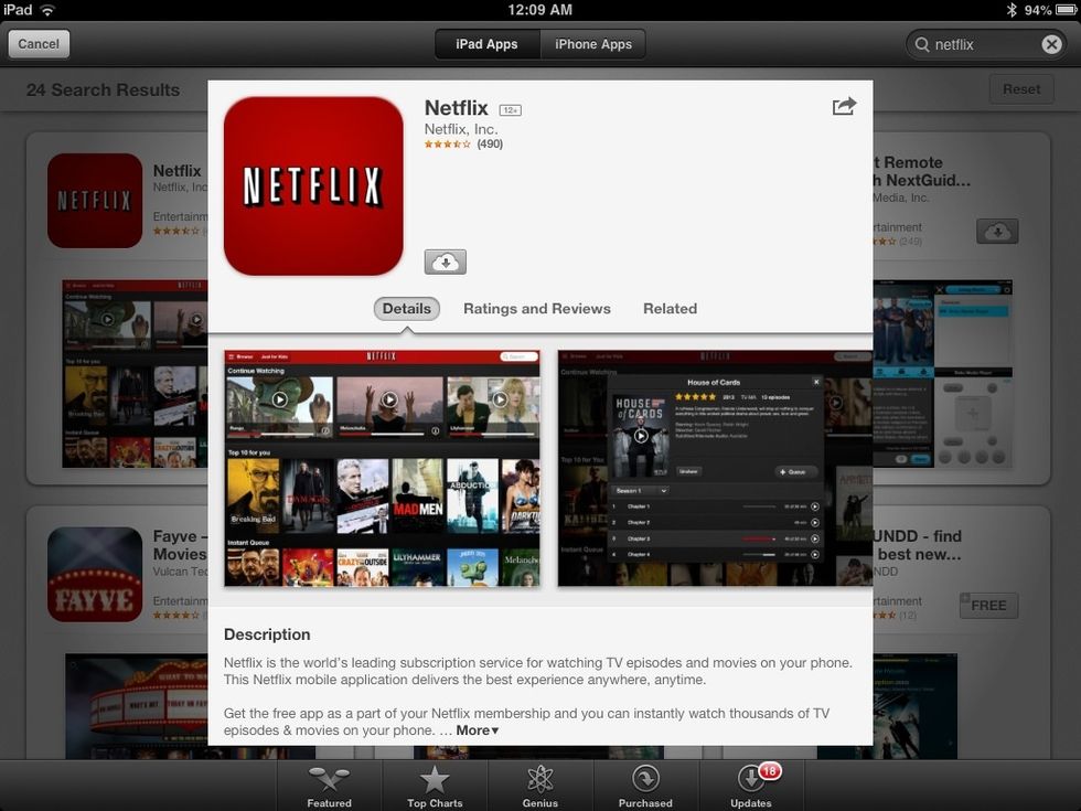Or you can download the app to your iPad