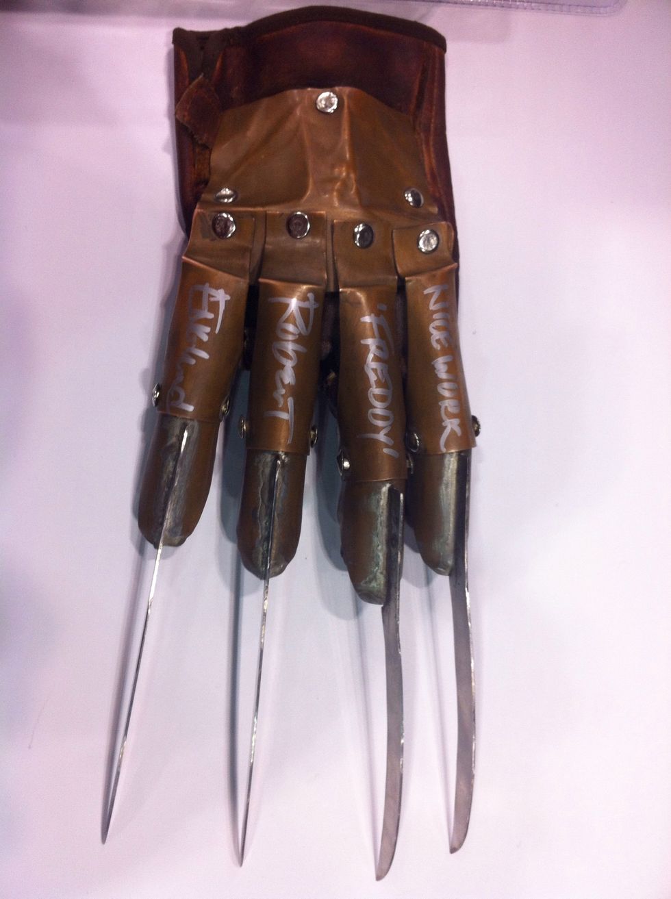 Or you can take it to Robert Englund so he can approve your master piece.