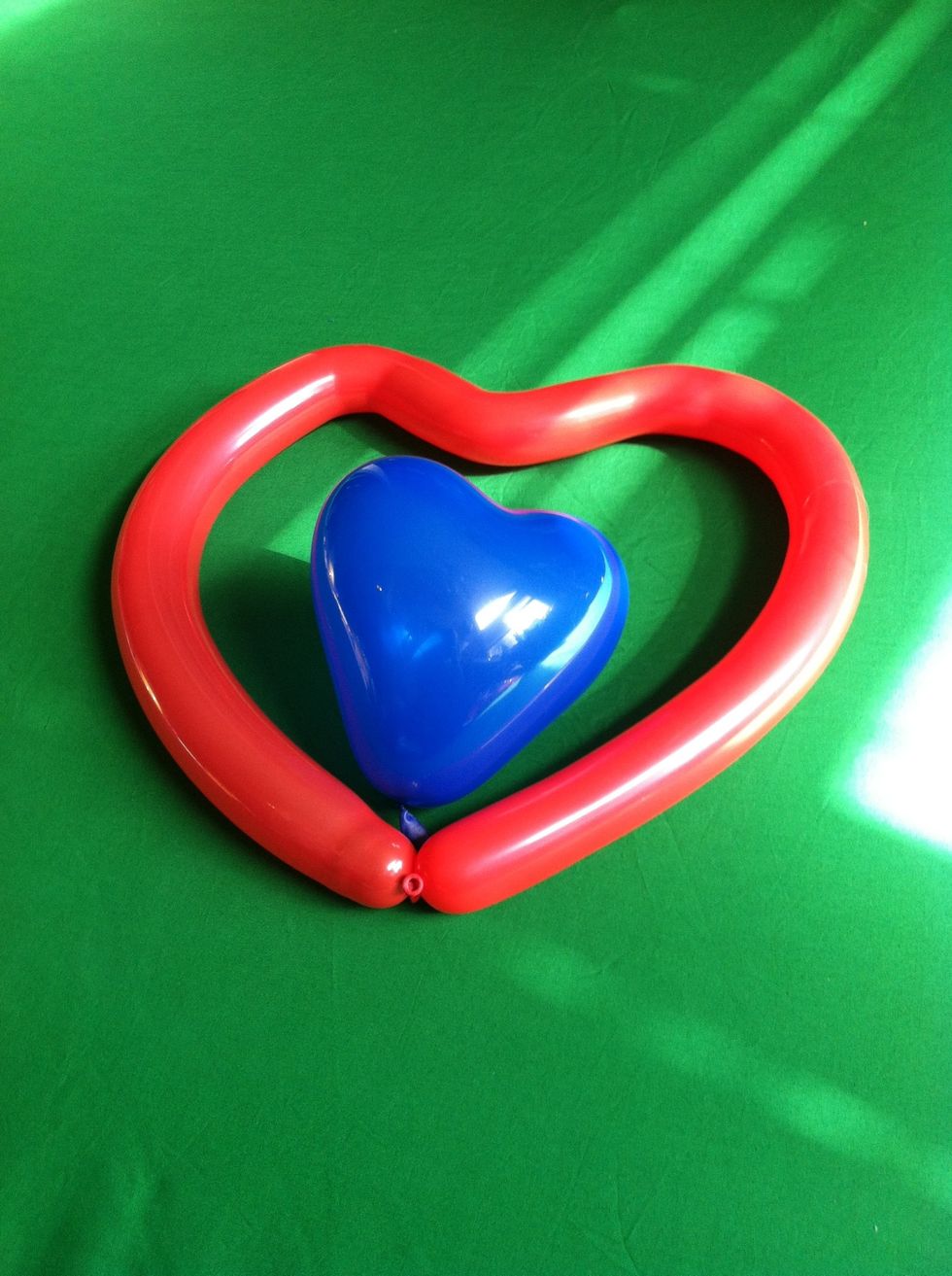Or you could just use the heart shaped balloon