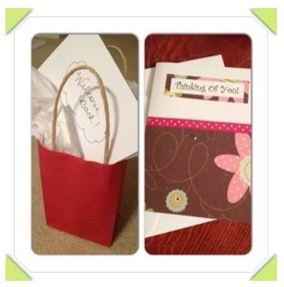 Order cards from my daughter who began her own card making business at age 13: http://kitkatkards.wordpress.com. She donates 10% of her profit to St. Jude's Children's Hospital. (Shameless plug!)