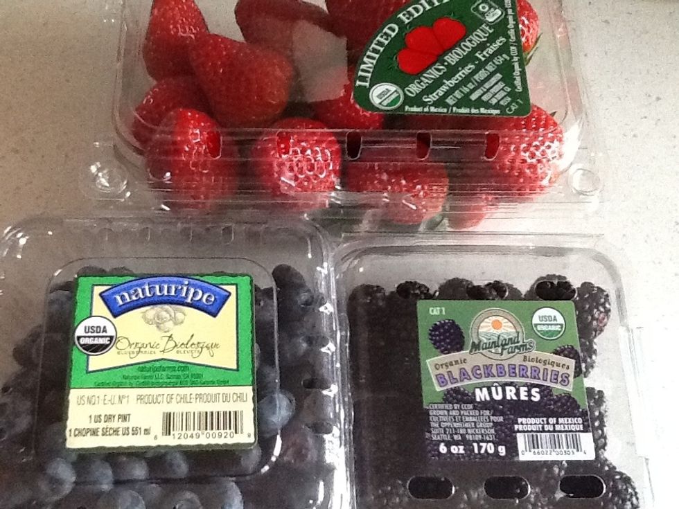 Organic berries.