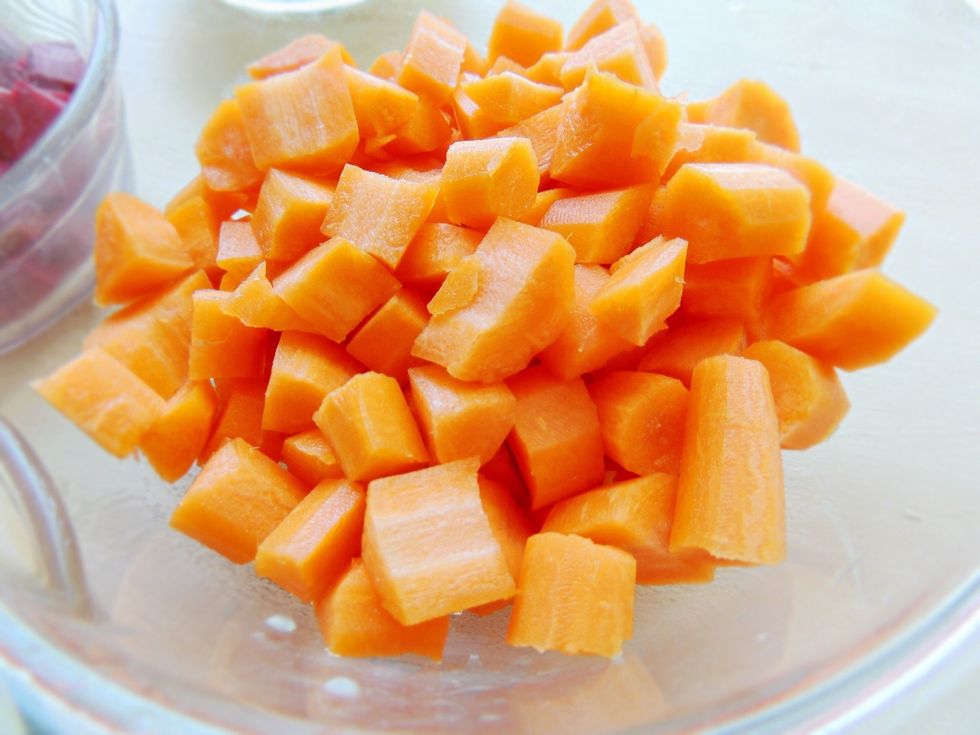 Organic carrots are a fav at our house. They cook down in size so a larger portion was included. The flavor and texture are great to include with this medley.