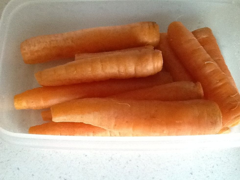 Organic carrots.