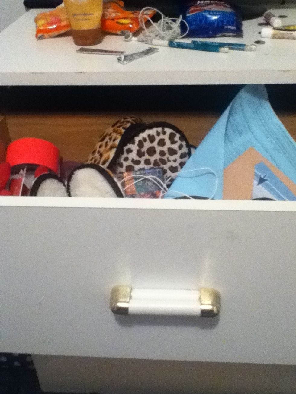 Organize your drawers and other stuff.