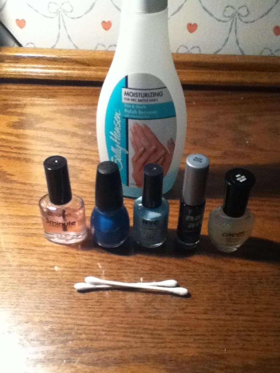 Organize your supplies.